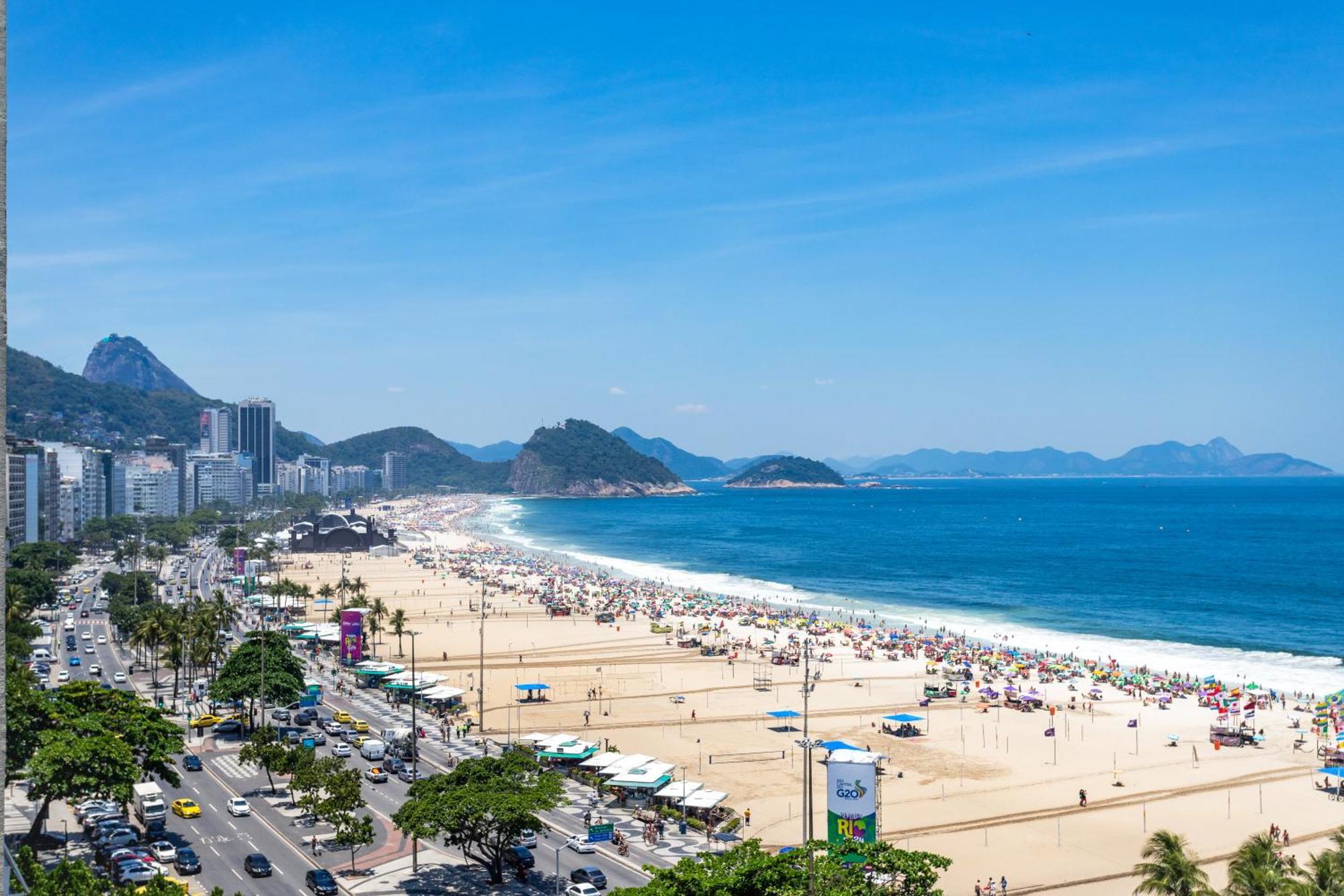 Unhotel - Luxuosos Apartamentos Na Atlantica A Beira-Mar, Copacabana Rio de Janeiro Bagian luar foto