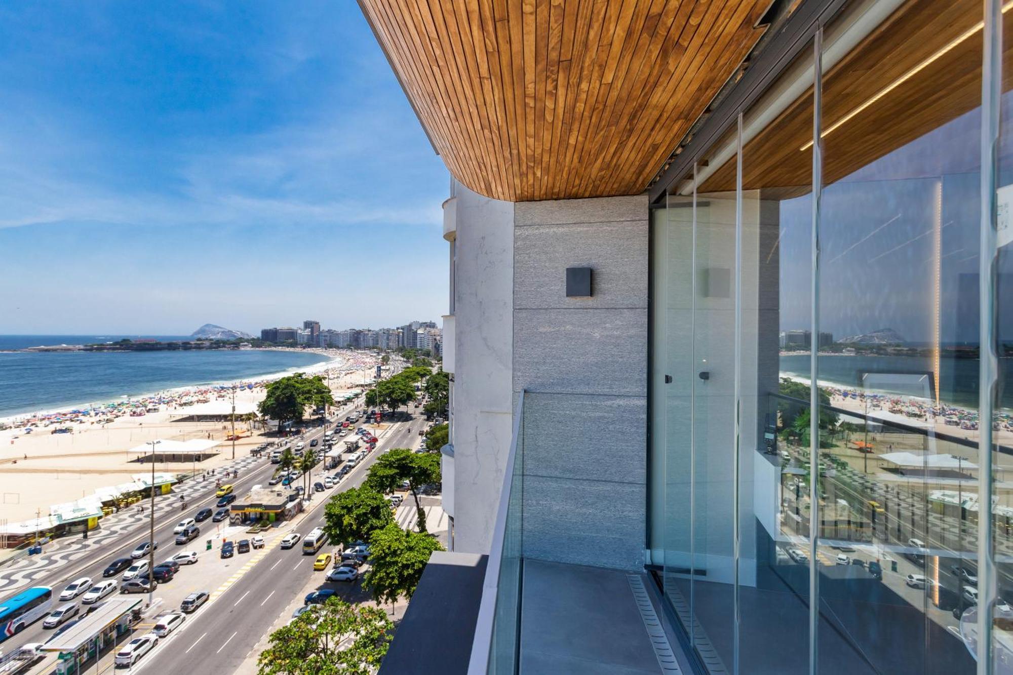 Unhotel - Luxuosos Apartamentos Na Atlantica A Beira-Mar, Copacabana Rio de Janeiro Bagian luar foto